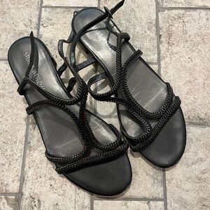 Stuart Weitzman Black sandals size 9.5